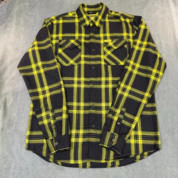 Rare Dixxon x Metallica 72 Seasons Flannel Shirt Black Yellow Limited L Tall